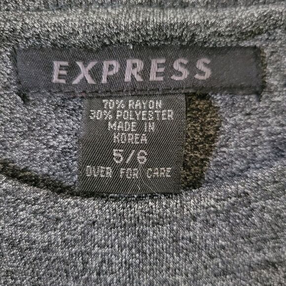 Express Colorblock Black Gray Maxi Length Sleeveless Dress - Picture 2 of 10